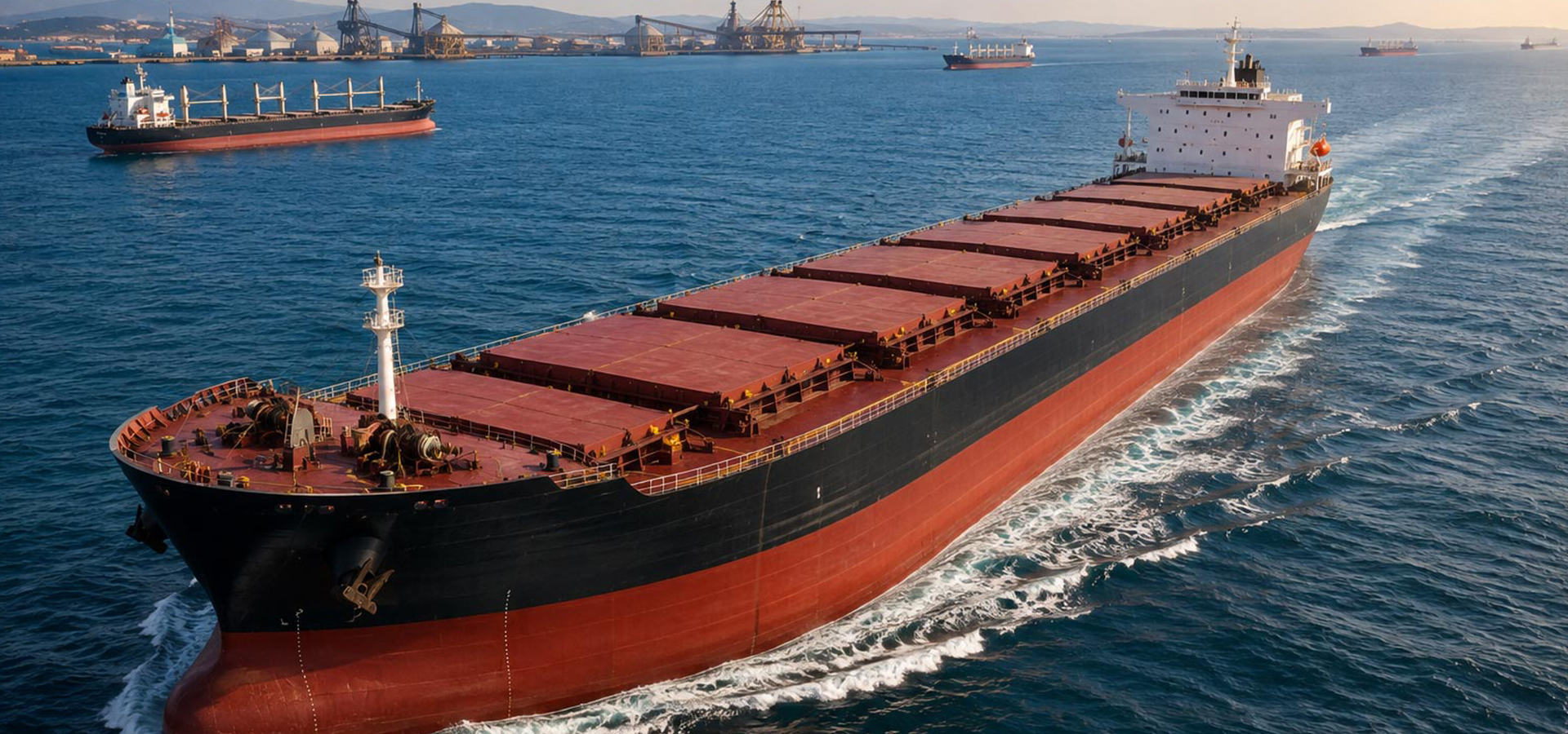 Panamax dry bulk vessel